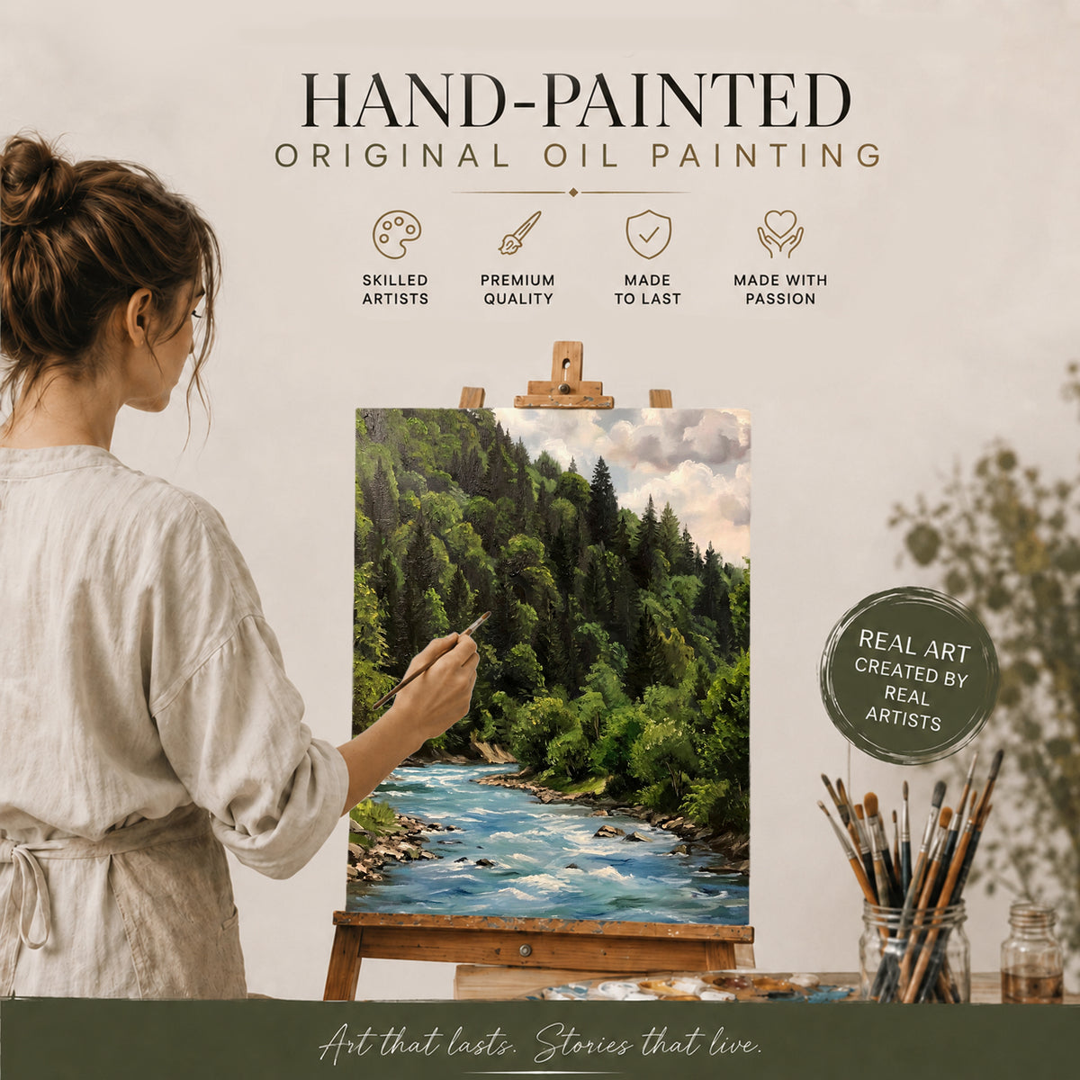 Custom Landscape Oil Painting From Your Photo